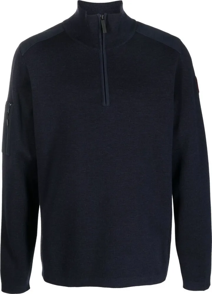 Half-Zip Wool Sweater