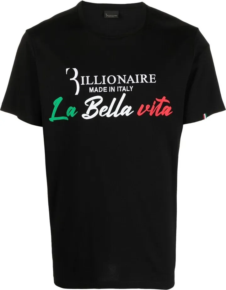 logo-print round-neck T-shirt