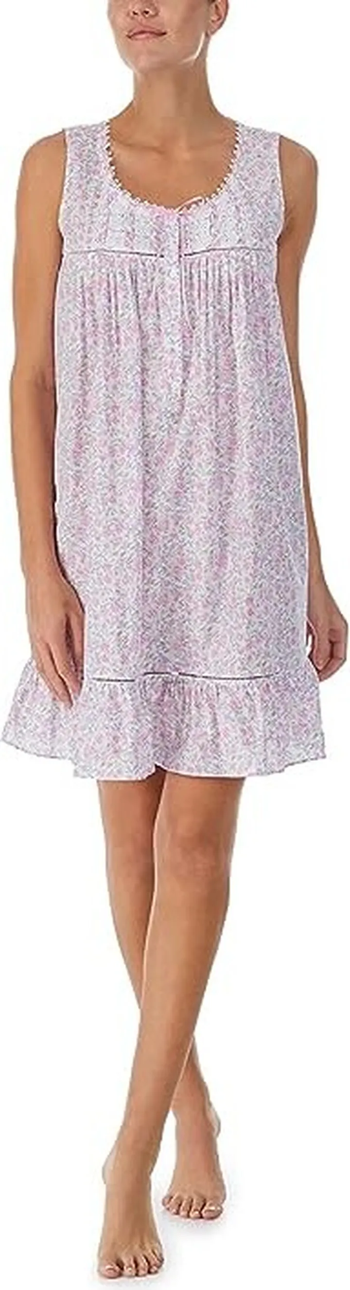 Eileen West Sleeveless Chemise (Multi Rose Garden) Women's Pajama
