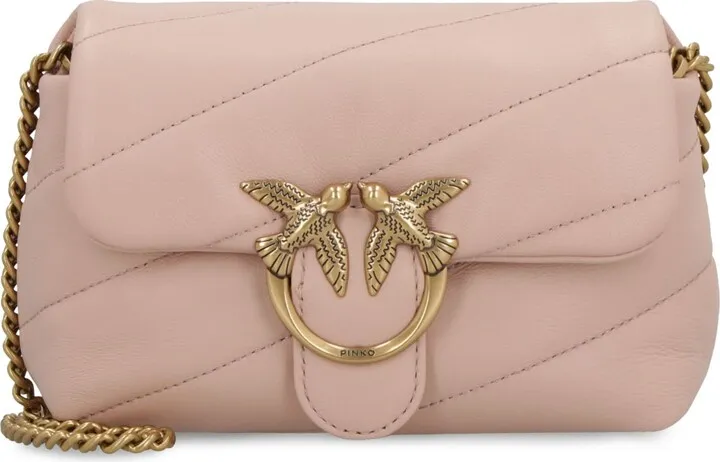 Baby Love Puff Leather Crossbody Bag