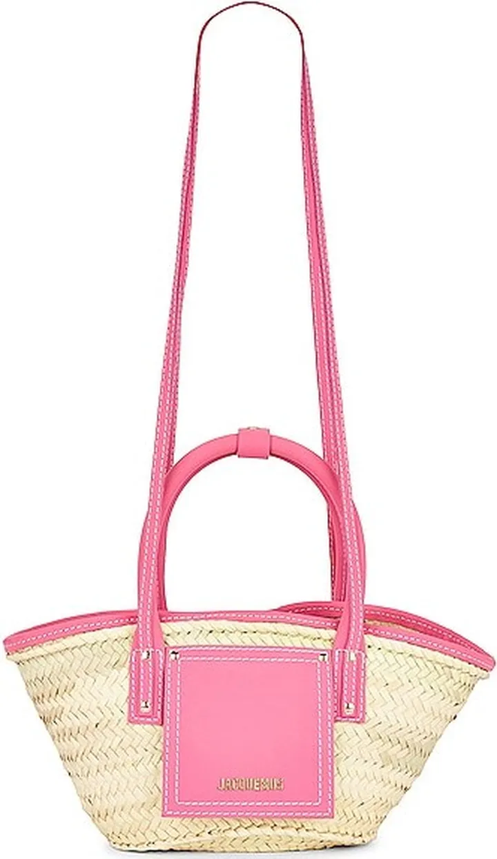JACQUEMUS Le Petit Panier Soli Bag in Pink