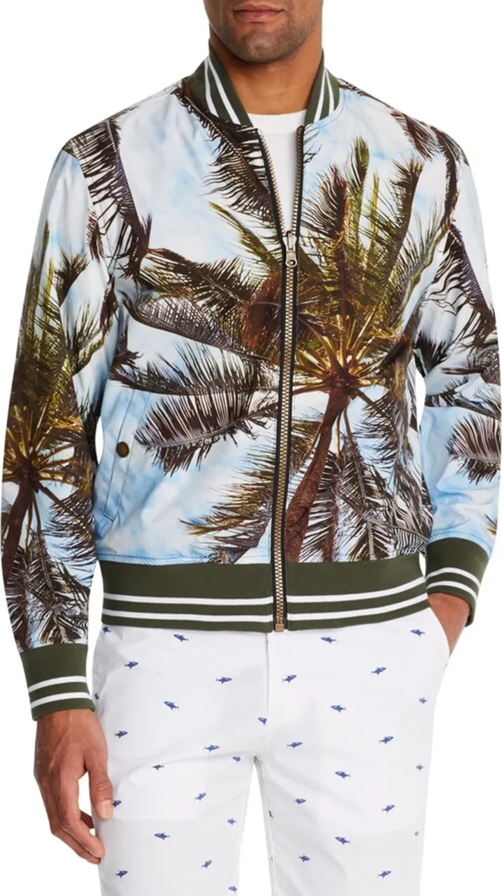 Brooklyn Brigade Men's Slim-Fit Tobago Reversible Bomber Jacket