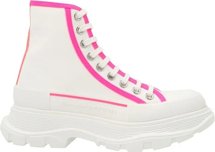 Alexander McQueen Tread Slick Lace-Up Boots