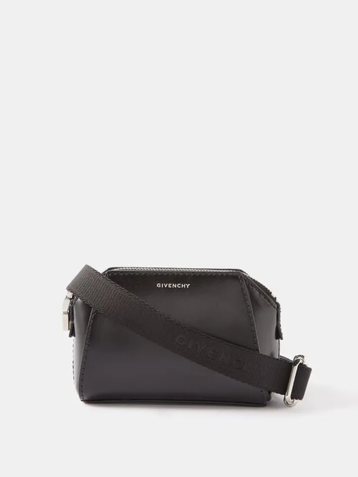 Antigona U Mini Leather Cross-body Bag