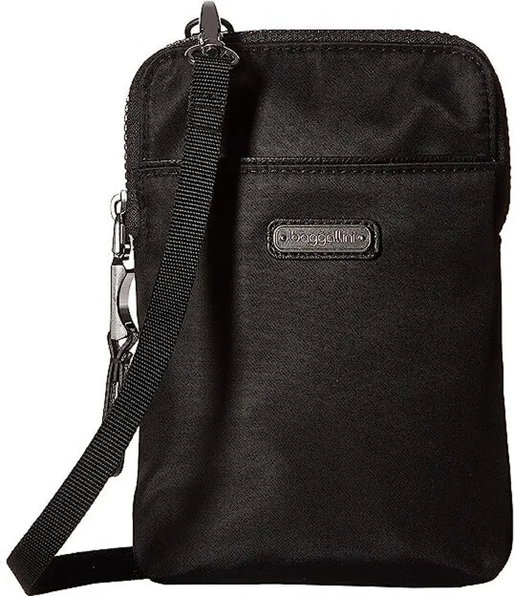 Baggallini Broadway Crossbody (Black) Handbags