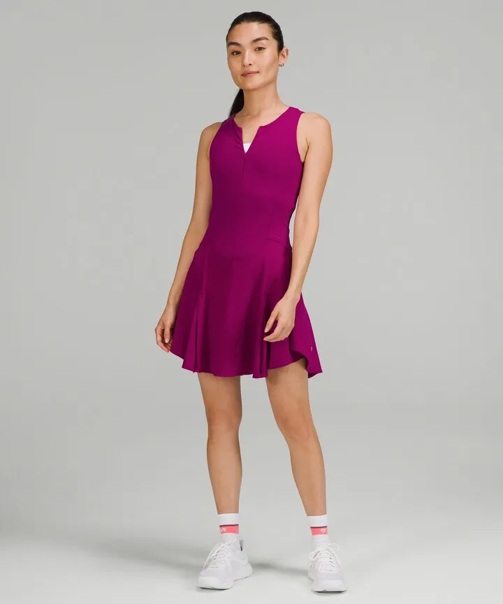 Everlux Short-Lined Tennis Tank Top Dress 6"
