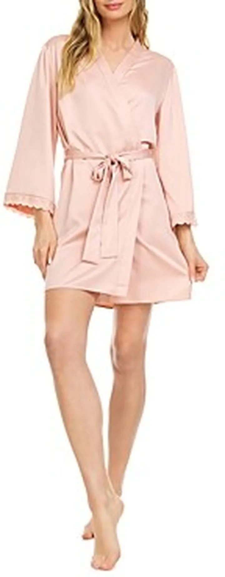Flora Nikrooz Victoria Charmeuse Wrap Robe