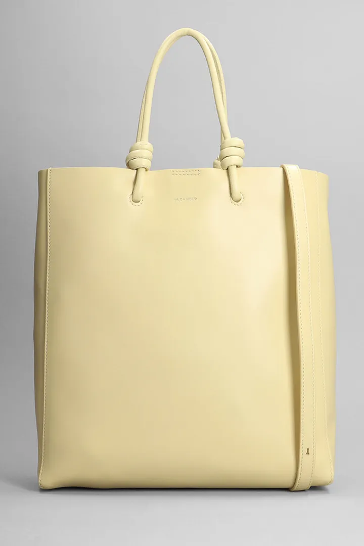 Tote In Beige Leather