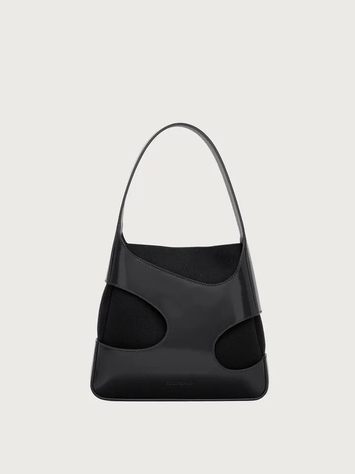 Ferragamo Women Shoulder bag with cut-out detailing (S) Black