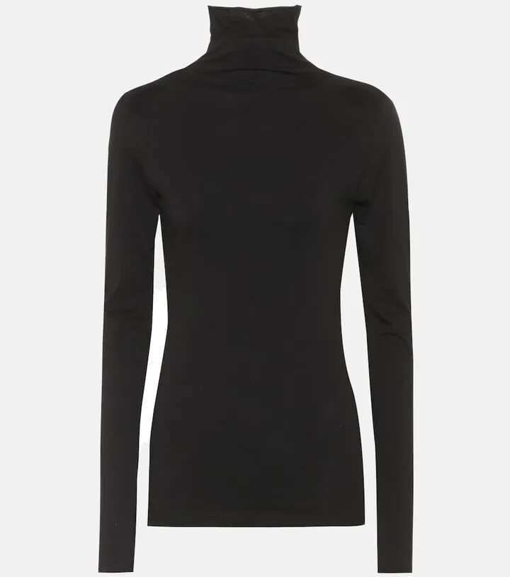 Talisia cotton turtleneck top