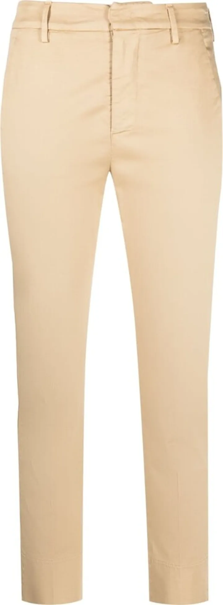 Cropped Slim-Fit Trousers