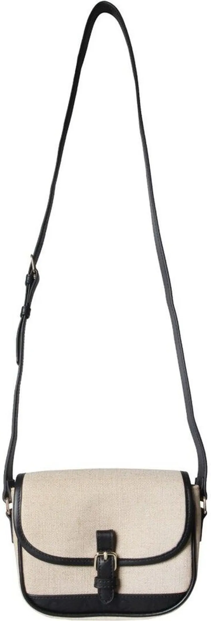 Helene Logo Embossed Shoulder Bag