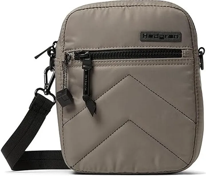 Hedgren Zip Sustainably Made Crossbody (Sepia Brown) Cross Body Handbags