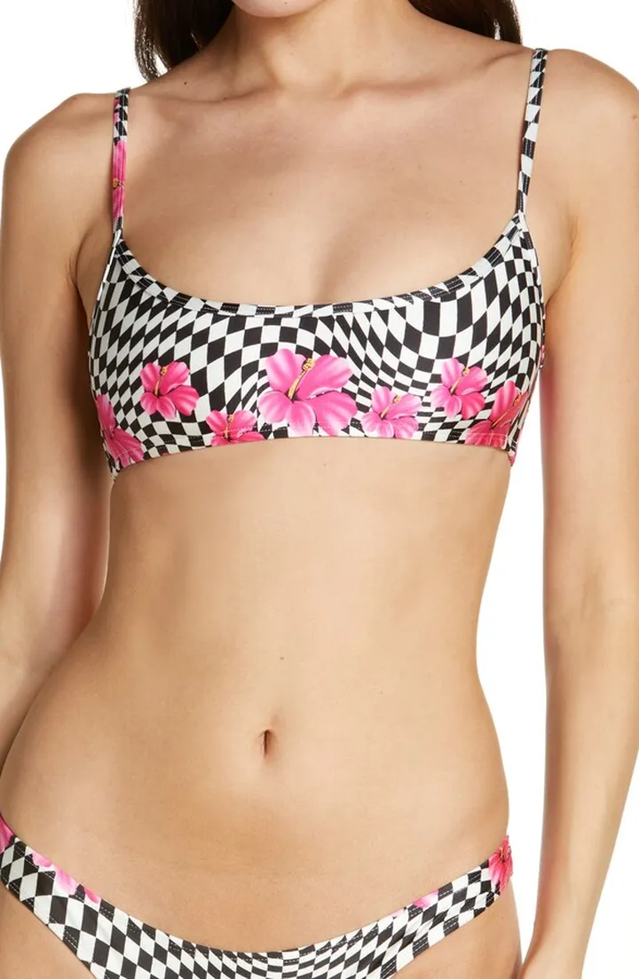 Dallas Satin Bikini Top