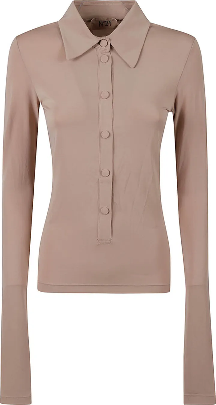 Long-sleeved Polo Shirt