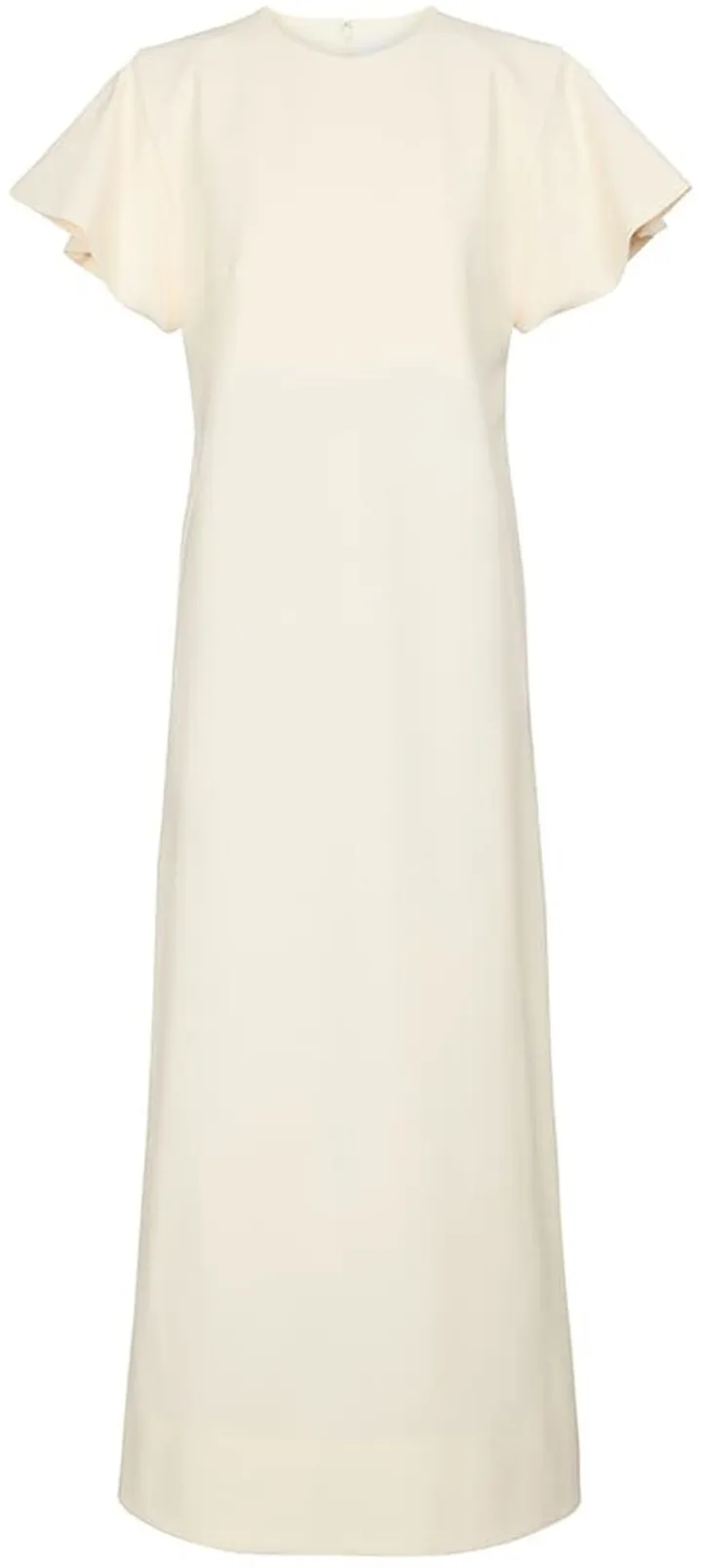 Stretch-crepe maxi dress