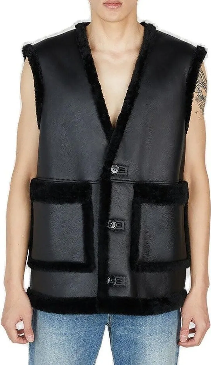 Burberry Pocket-Detailed V-Neck Gilet