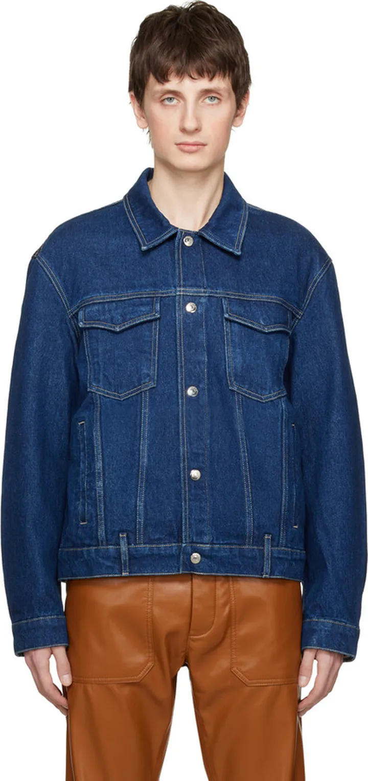 Nanushka Indigo Boyce Denim Jacket