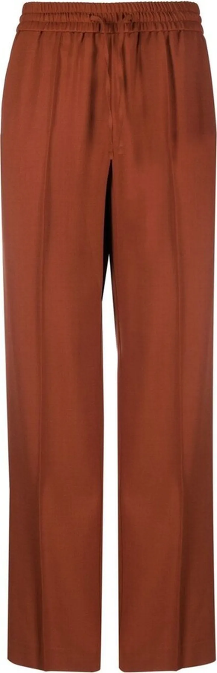 Aero pleat-detail straight-leg trousers