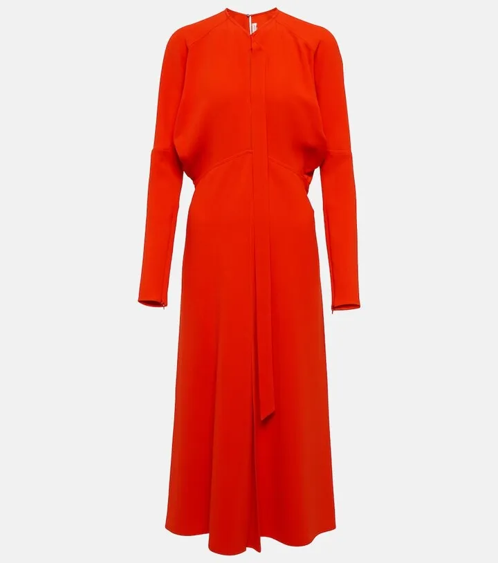 Cutout cady midi dress