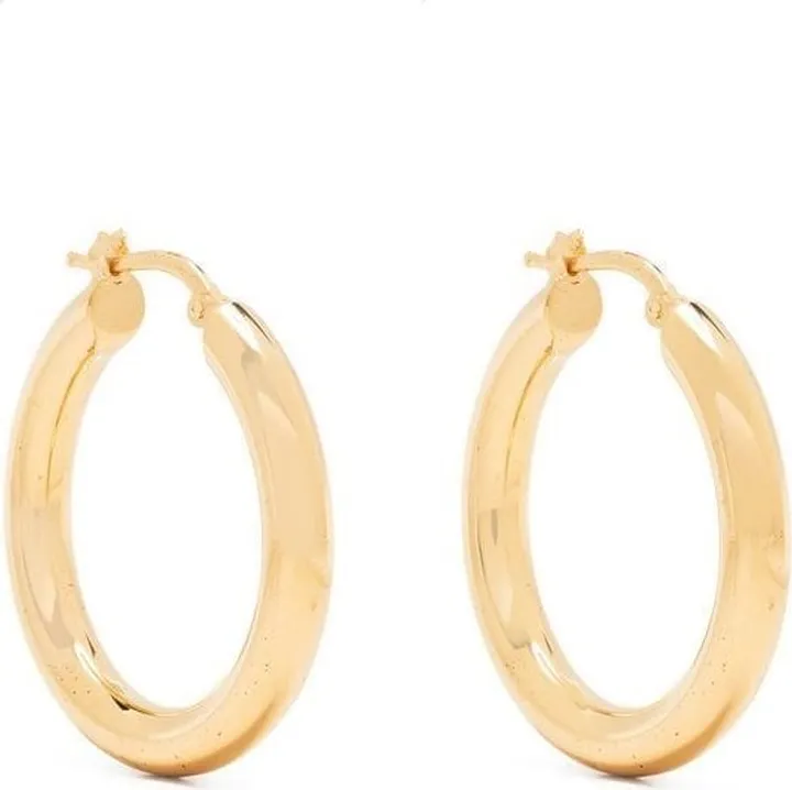 Gold-Plated Hoop-Earrings