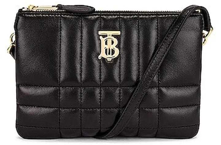 Burberry Lola Double Pouch Bag in Black