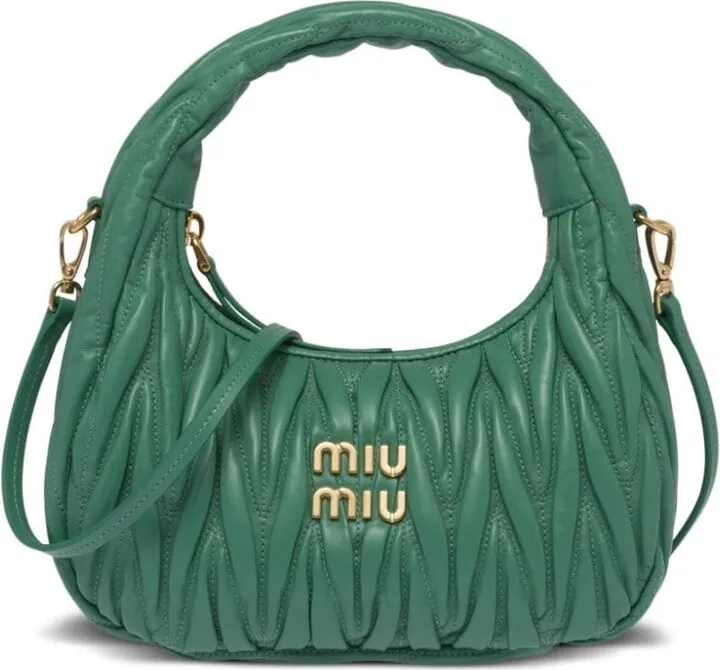 Miu Wander matelassé mini shoulder bag