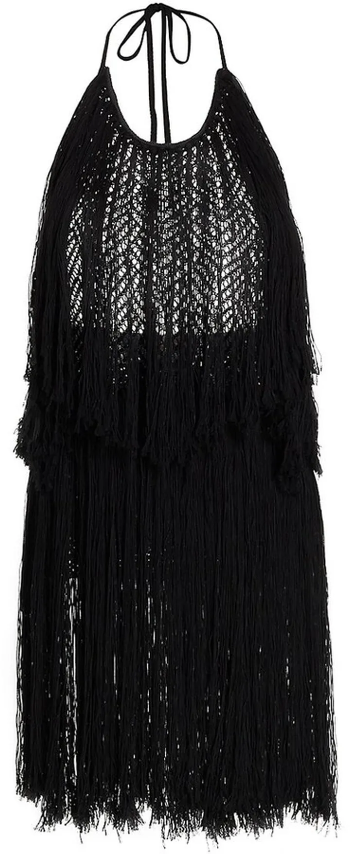 Delphina Halter Fringe Tunic