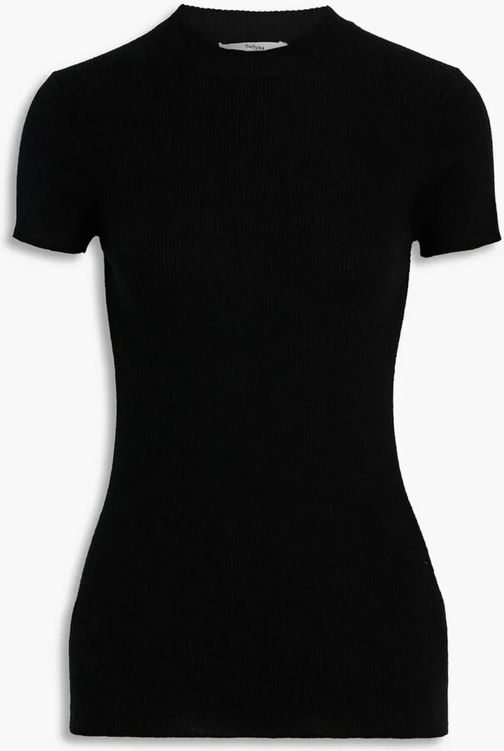 Ribbed cashmere top