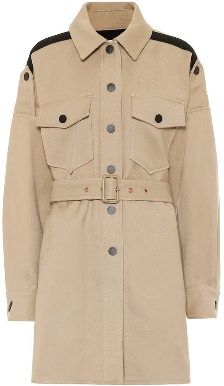 Cotton-blend coat