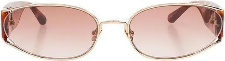 Linda Farrow Shelby Oval Frame Sunglasses