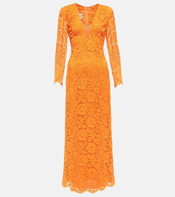 VGOLD lace midi dress