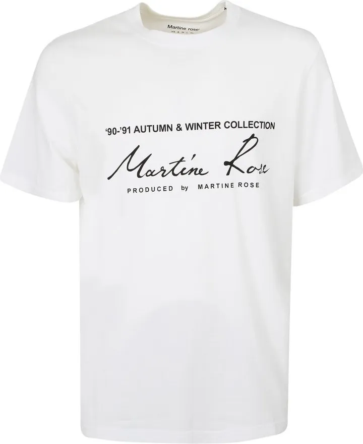 Martine Rose Logo Printed Crewneck T-Shirt