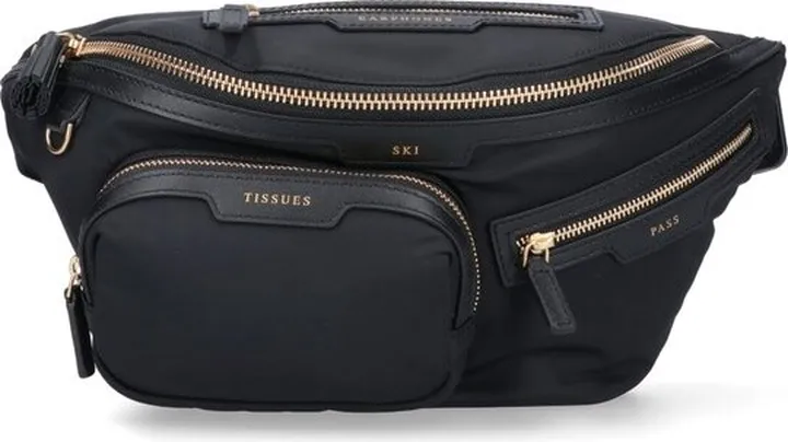 Anya Hindmarch Logo Printed Zipped Belt Bag