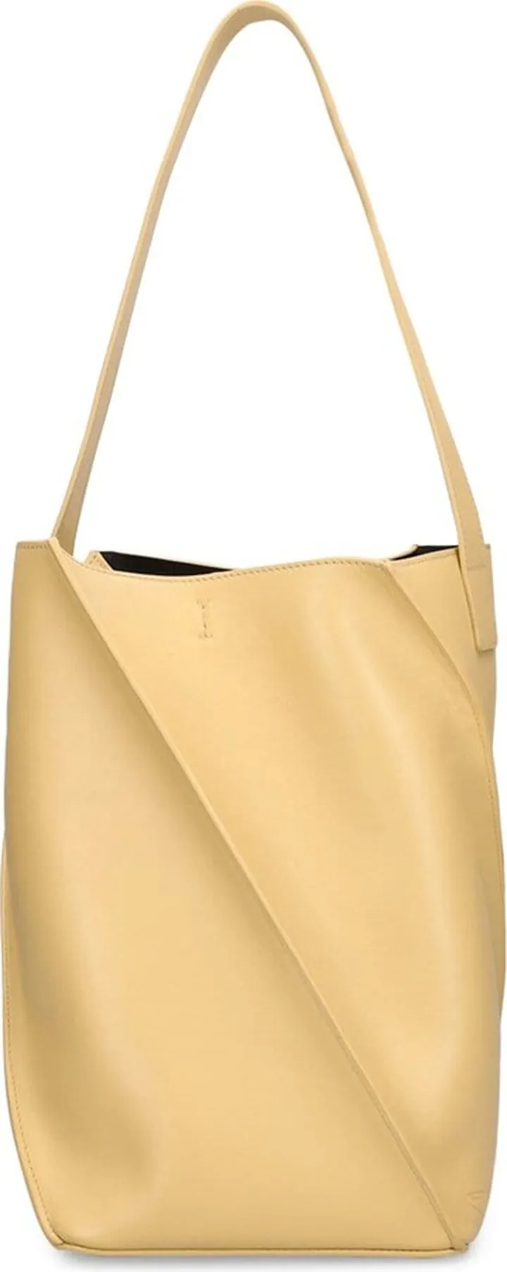 Swirl leather tote bag