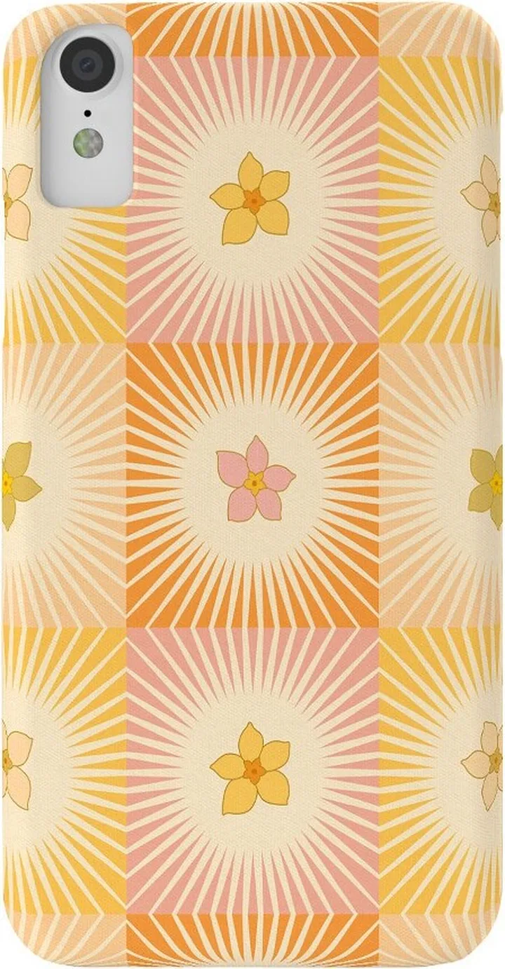 Iveta Abolina Cheerful Sun Check Snap iPhone XR Case - Society6