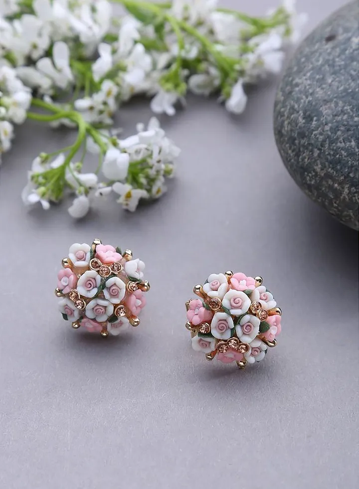 Floral Designed Earrings