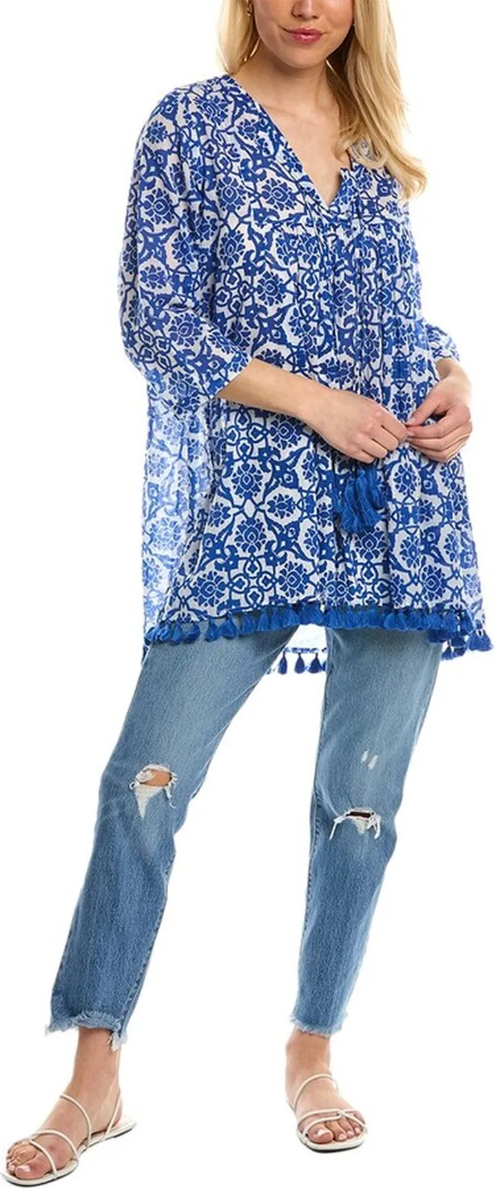 Ros Garden Seychelles Tunic