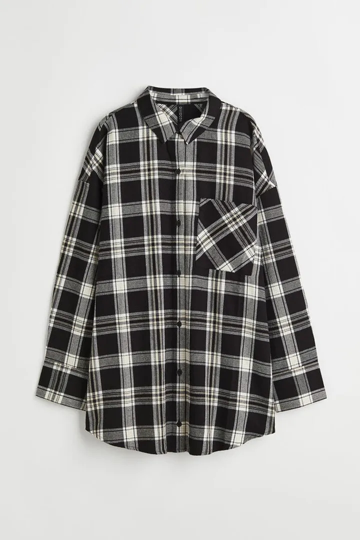 Oversized Flannel Shirt