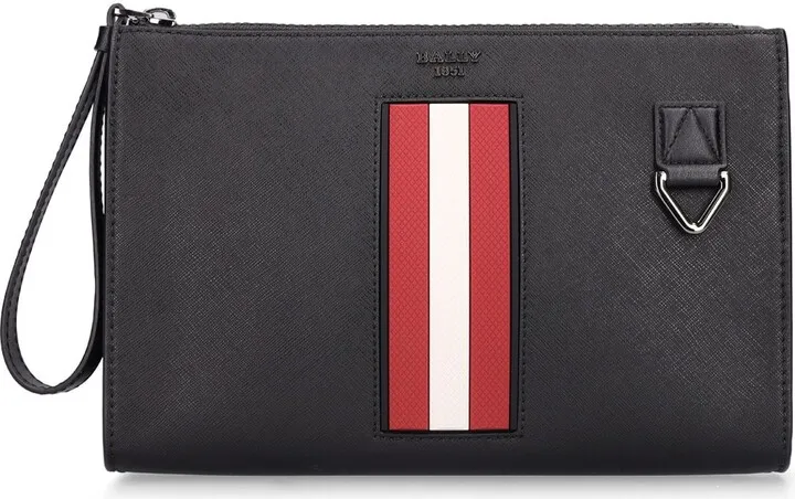 Makid coated leather pouch