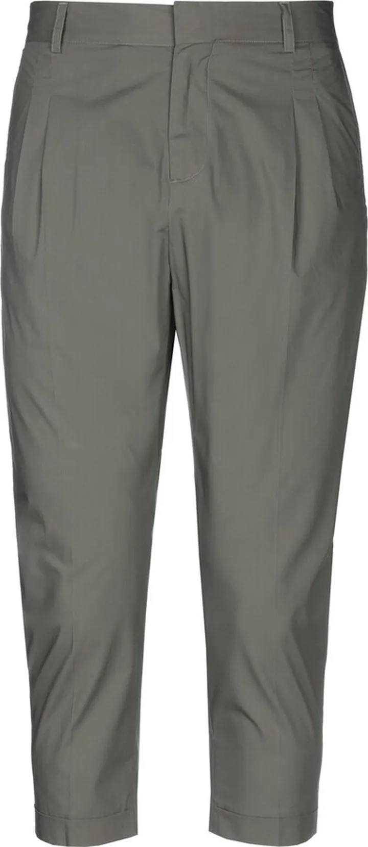Cropped Pants Military Green