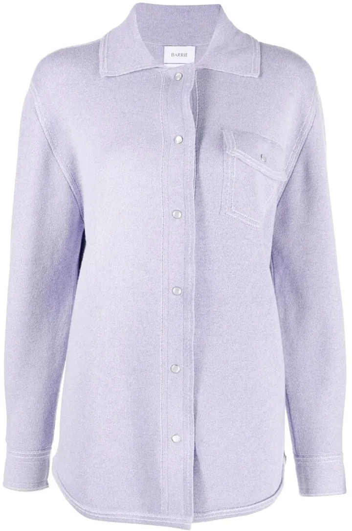Long-Sleeve Cashmere Shirt