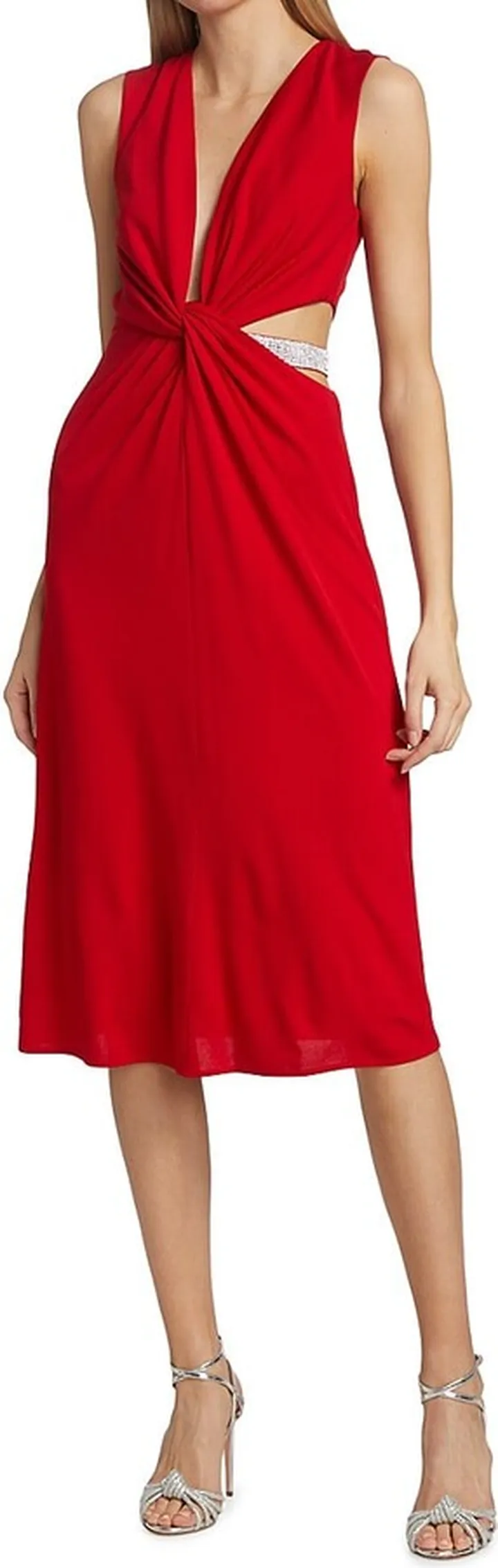 Selena Matte Jersey Midi-Dress