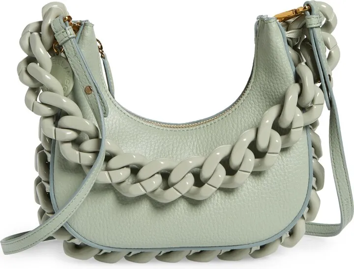 Small Frayme Faux Leather Shoulder Bag