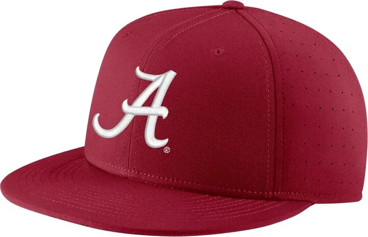 Men's Nike Crimson Alabama Crimson Tide Aero True Baseball Performance Fitted Hat