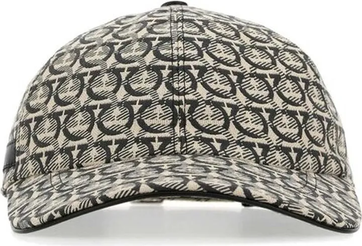 Salvatore Ferragamo Gancini Jacquard Baseball Cap