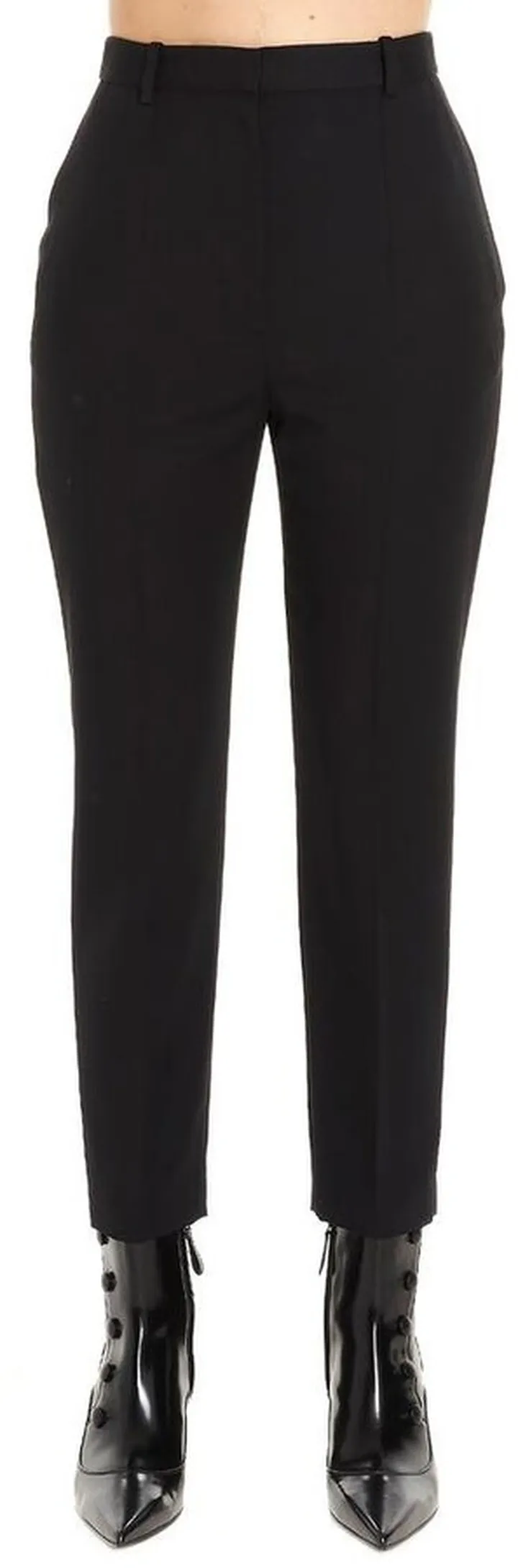 Alexander McQueen Cigarette Cropped Trousers