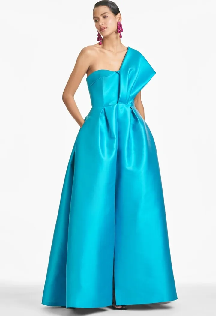 Clarissa Gown - Aqua