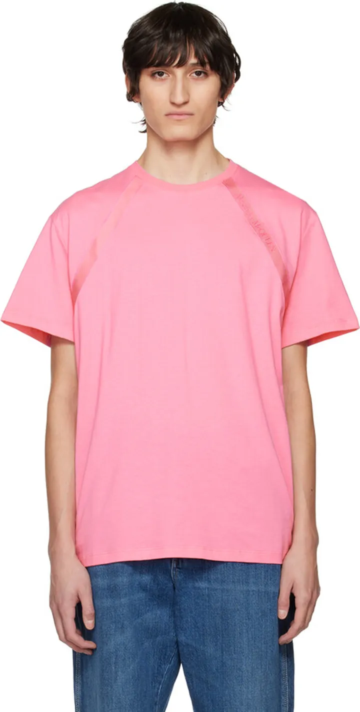 Alexander McQueen Pink Trim T-Shirt