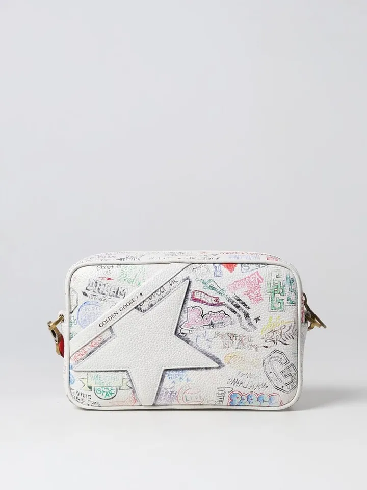 Star Golden Goose bag in printed grained leather